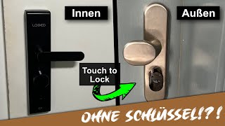 LOQED besser als NUKI LOQED Smart Lock Montage amp Test SmartHome [upl. by Etiuqram]