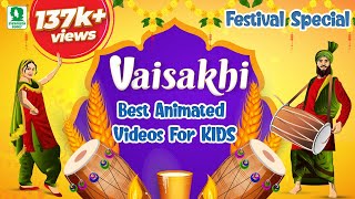 VAISAKHI INDIAN FESTIVAL  ANIMATED VIDEO FOR KIDS  PUNJAB FESTIVAL  2023 [upl. by Elitnahc]