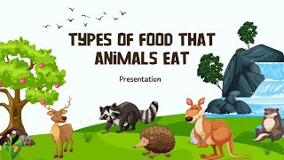 Types of Food that Animals Eat  Herbivores  Carnivores  Omnivores  Types of Animals [upl. by Coucher]