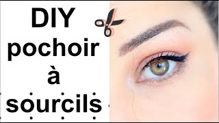 DIY  COMMENT AVOIR DES SOURCILS SYMÉTRIQUES [upl. by Aicac789]