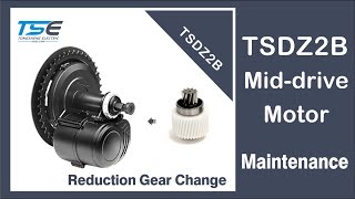 Tongsheng TSDZ2B Reduction Gear Replacement [upl. by Ybrek690]