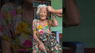 92 years old grandmother making fun [upl. by Nyrhtakyram596]