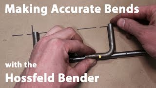 Making Accurate Bends with the Hossfeld Bender [upl. by Gide]