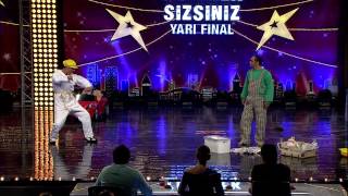 Yetenek Sizsiniz Türkiye Yarı Final  Zülfikar Sönmez ve Hüseyin Sakallı [upl. by Lehcer630]