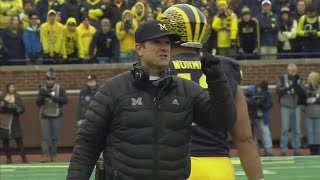 Big Ten hands down punishment to Jim Harbaugh Michigan for alleged signstealing scheme [upl. by Ainosal884]