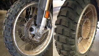 Michelin Anakee Wild Real World Adventure Tire Video Review [upl. by Teemus]