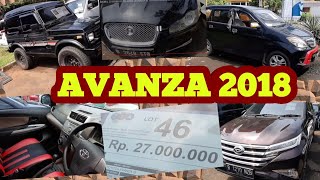 MOBIL DI BAWAH 30 JUTA AVANZA G 2018 DI BALAI LELANG JBA JAKARTA [upl. by Aksehcnarf]