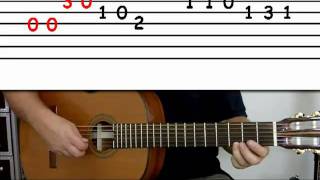 Guitar lesson 4A  Beginner  Happy Birthday on three strings [upl. by Sonja]