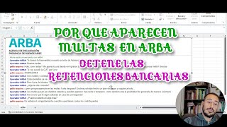 Por que aparecen MULTAS en ARBA detene las retenciones bancarias [upl. by Egiedan207]