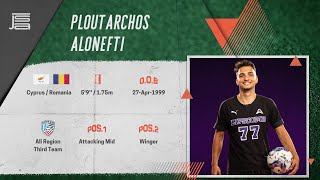 🇨🇾🇷🇴 Ploutarchos Alonefti  Lipscomb Bisons  All Region  Attacking MidWinger Highlights [upl. by Eiduj]