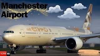 LIVE Manchester Airport Plane Spotting [upl. by Tisbee]