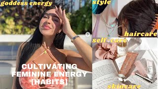 The Morning Routine  Cultivating Feminine Energy✨ Skin Care Hair Care SelfCare HealthyRelaxed [upl. by Greyson]