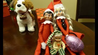 Elf on the Shelf Christmas Surprise eggs [upl. by Ttimme]