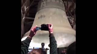 ST Peters Bell Ringing Close UP Cologne Cathedral [upl. by Atnicaj6]