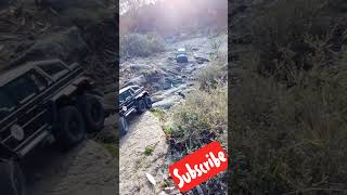 Traxxas TRX6 6x6 Vs AXIAL SCX10 III 4x4 [upl. by Anivahs]