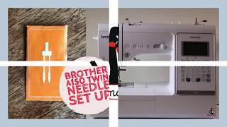 How To Set Up Twin Needle on The Brother A150 [upl. by Byrd]