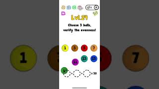 Trick Me Level 24 Choose 3 balls verify the evenness [upl. by Oderfla]