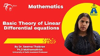 Basic Theory of Linear Differential equations  Wronskian amp its Properties  Math  S Chand Academy [upl. by Suoicerpal]