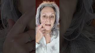 Solawave skin care routine on silver haired Grammy [upl. by Yelloh]