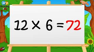 Learn Multiplication Table of Twelve 12 x 1  12  12 Times [upl. by Trella]