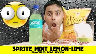 Sprite Mint LemonLime Flavoured Soda Review। 250ml tk25। Alooz Waves Phuchka 👅 🍹 [upl. by Acinehs]