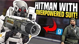 HITMAN WITH OVERPOWERED SUIT  Gmod DarkRP  Taking Out Server Owner [upl. by Ihskaneem]