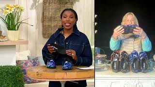 Sloggers Waterproof Delightful Dogs Garden Shoes on QVC [upl. by Esirec]