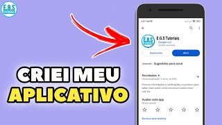 Como Criar Um Aplicativo Pelo Celular De Graça Sem Programação [upl. by Scherle]