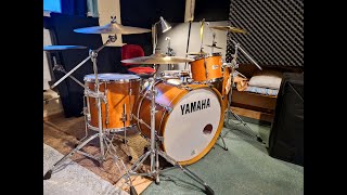 Yamaha 9000 drums emperor coated and Evans Emad [upl. by Netnert]