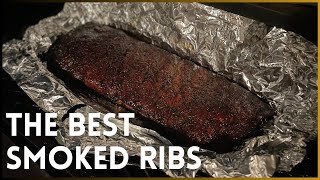 How to Cook BBQ Pork Ribs  Brazos Offset Smoker [upl. by Kipper]