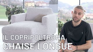 Un prodotto unico della nostra collezione il COPRIPOLTRONA CHAISE LONGUE  PAULATO [upl. by Chuu]