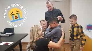 Colombian Orphan Finally Reunited With Adopted Family [upl. by Enrobso]