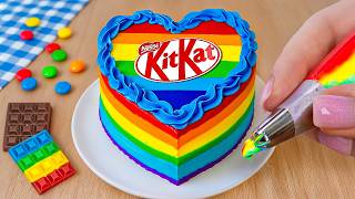 Chocolate Cake With Rainbow Decorating Ideas  Satisfying Rainbow Cake Decorating For Any Occasion [upl. by Eisac]