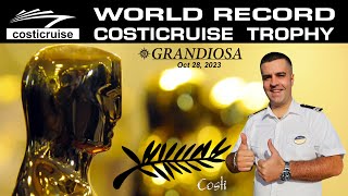 COSTICRUISE TROPHY Oct 2023 MSC GRANDIOSA Restaurant La LOGGIA By Costi [upl. by Llertnad]