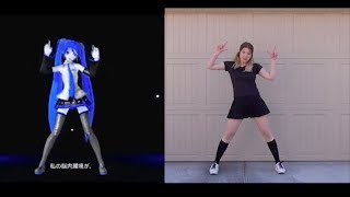 Mews Hatsune Miku初音ミク TwoFaced Lovers裏表ラバーズ Dance CoverComparison Version [upl. by Ahsienahs]