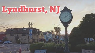 Evening walk in Lyndhurst New Jersey USA  Stuyvesant Ave to Ridge Rd [upl. by Yesnyl]