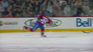 James Wisniewski goal Slap Off Zone 43 ft on Tuukka Rask 20110308 [upl. by Tiffanle337]