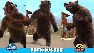 All New Scary Bear Arctodus Raid Jurassic World Alive 223 [upl. by Nataline]