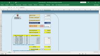 Comment calculer le salaire Net et IR avec Excel [upl. by Euell]