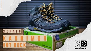 Unboxing amp Review Sepatu Trekking Karrimor HOT ROCK [upl. by Trovillion978]