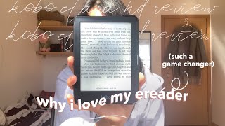 my ereader 💛🧡 kobo clara hd review ereader vs ipad [upl. by Durware991]