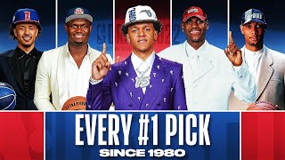 Every Number 1 Pick Since 1980  NBADraft [upl. by Valdemar176]