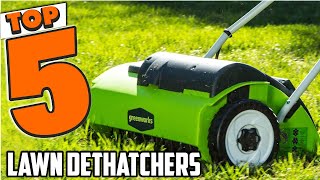 Top 5 Best Lawn Dethatchers What the Pros Use for Perfect Lawns [upl. by Cutty]