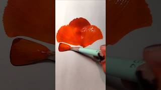 How to paint a flower with acrylic color easy  flower painting easy satisfying [upl. by Shirah]