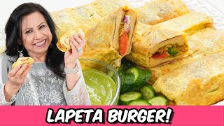 Lapeta Burger with Chutney Best Idea for Iftar amp Sehri Ramadan 2024 Recipe in Urdu Hindi  RKK [upl. by Samira266]