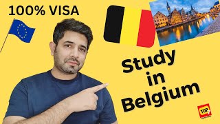 Study in Belgium 2023  Belgium universities without ielts  Belgium student visa 2023 [upl. by Osicnarf]