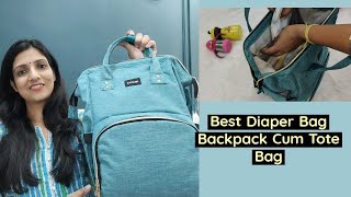 Luvlap Diaper Bag Review  Best Diaper Bag  Backpack Style [upl. by Erlond509]