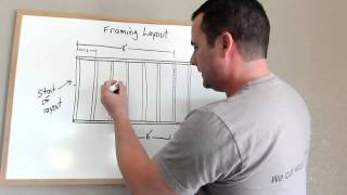 Framing Tip and an Introduction to Stud Layout [upl. by Gula602]