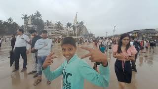 juhu mumbai vilog video  juhu beach mumbai video new baarish me juhu chaupati juhubeachmumbai [upl. by Einhpets955]