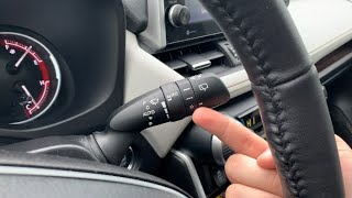 How To Use Toyota Wipers  Automatic  Settings [upl. by Lertnek98]